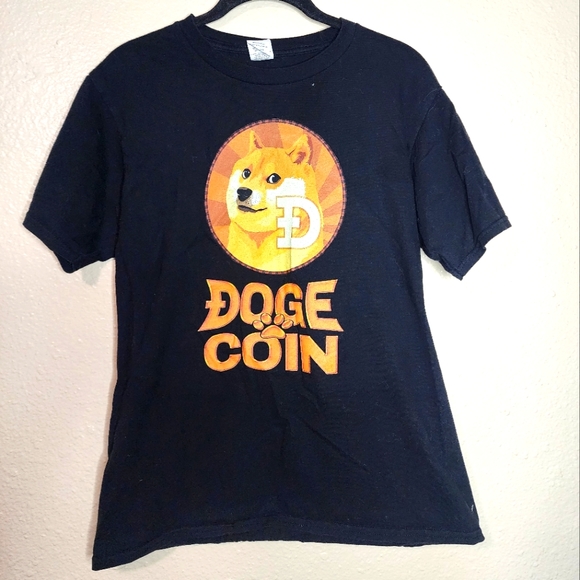 🚀DOGECOIN T-SHIRT UNISEX S 🚀 - Picture 1 of 3